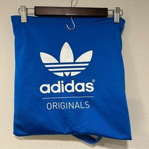 Adidas Originals Vintage Tote Bag One Size Two Handles And Shoulder Strap Blue